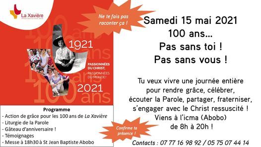 100 Ans Pas Sans Toi Pas Sans Vous Institut Catholique Missionnaire D Abidjan Icma 15 May 21