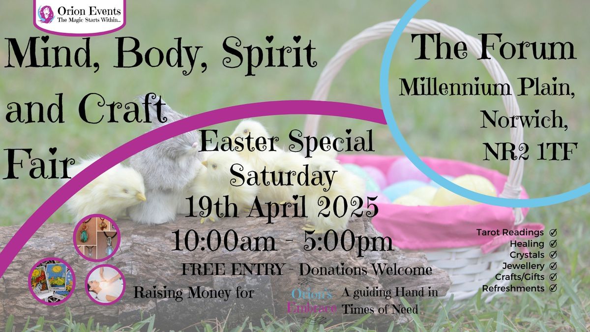 Easter Special - Mind Body Spirit and Craft Fair