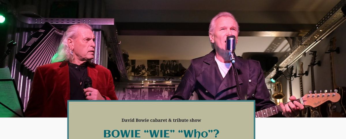 David Bowie tribute in de Cultuurschuur Monster