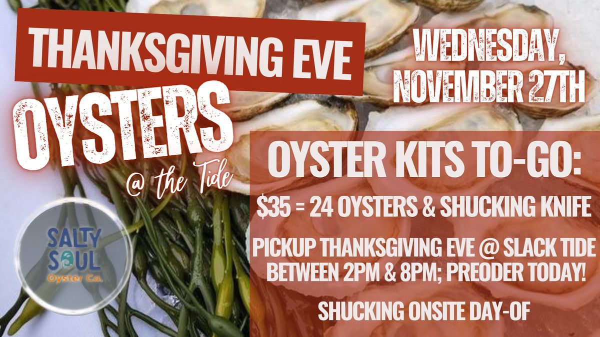 Thanksgiving Eve Oysters