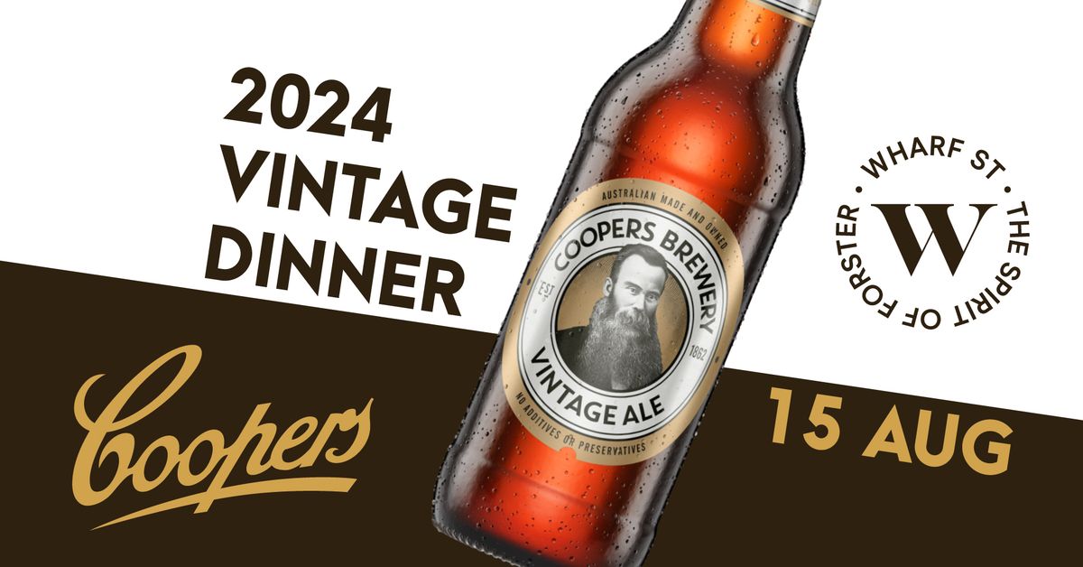 Coopers 2024 Vintage Ale Dinner