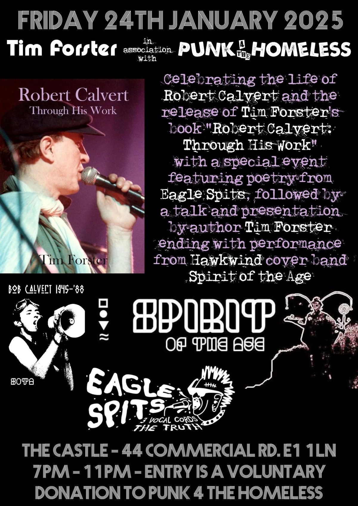 Tim Forster "Robert Calvert: Through His Work" + Spirit of the Age + Eagle Spits