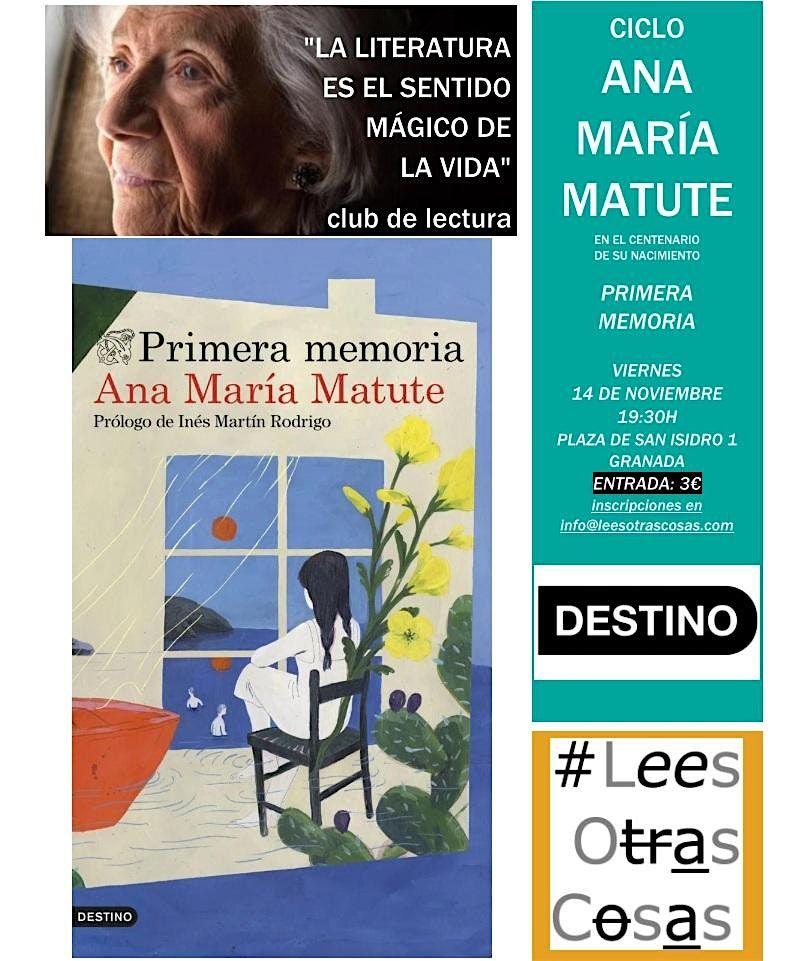 'Primera memoria' de Ana Mar\u00eda Matute