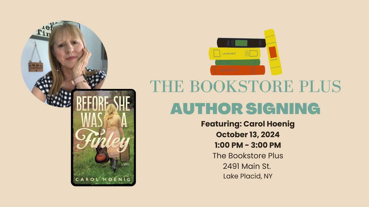 Book Signing with Carol Hoenig