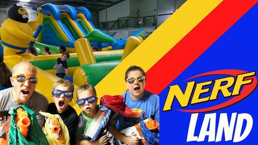 Nerf Land Family Fun - Friday Night Nerf Wars @ Rec Club & Inflatable World Miranda