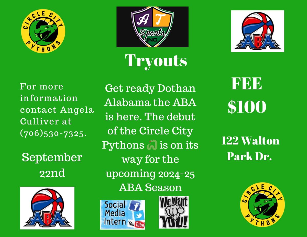 Circle City Pythons Tryout and Training Camp