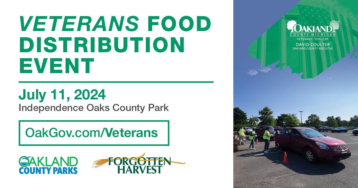 Oakland County Veterans Food Distribution