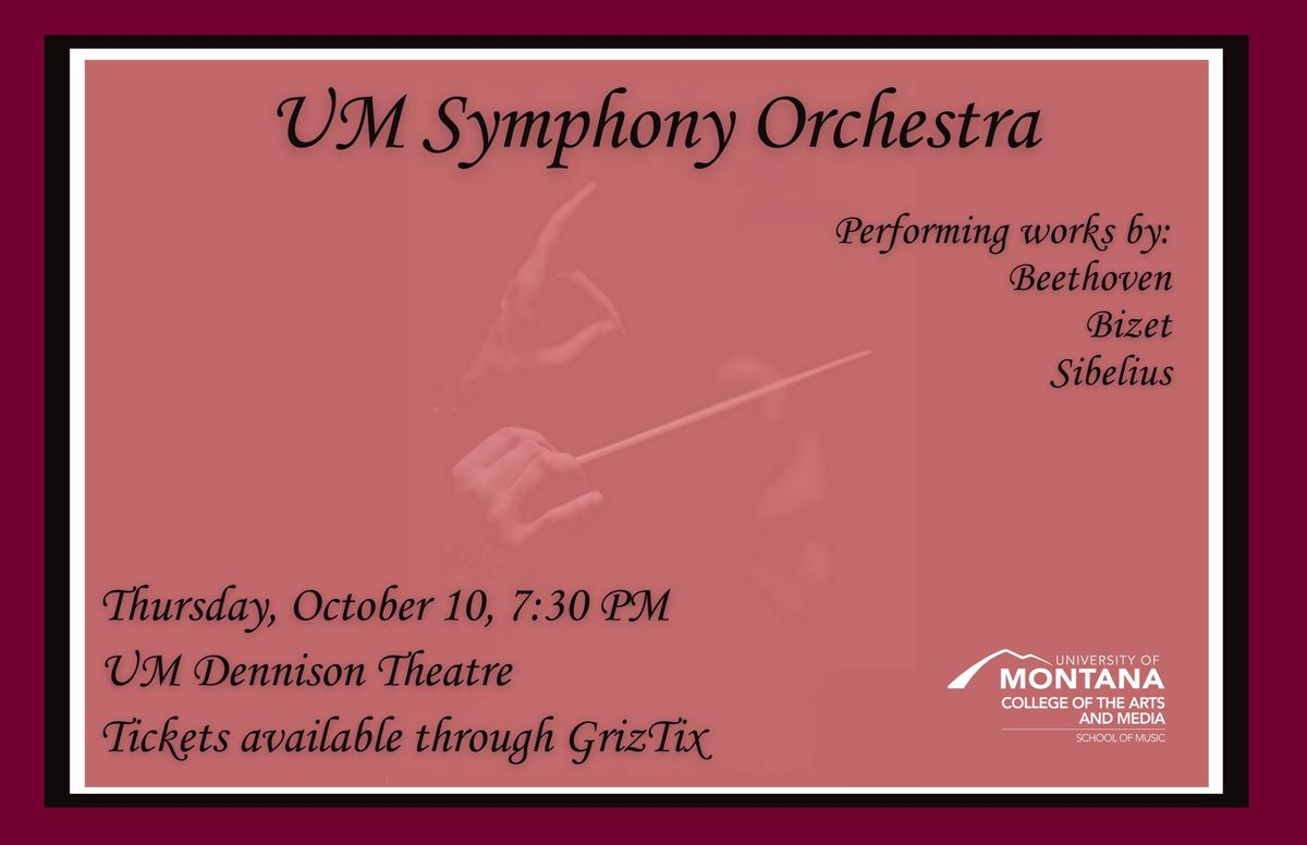 UM Symphony Orchestra Fall Concert