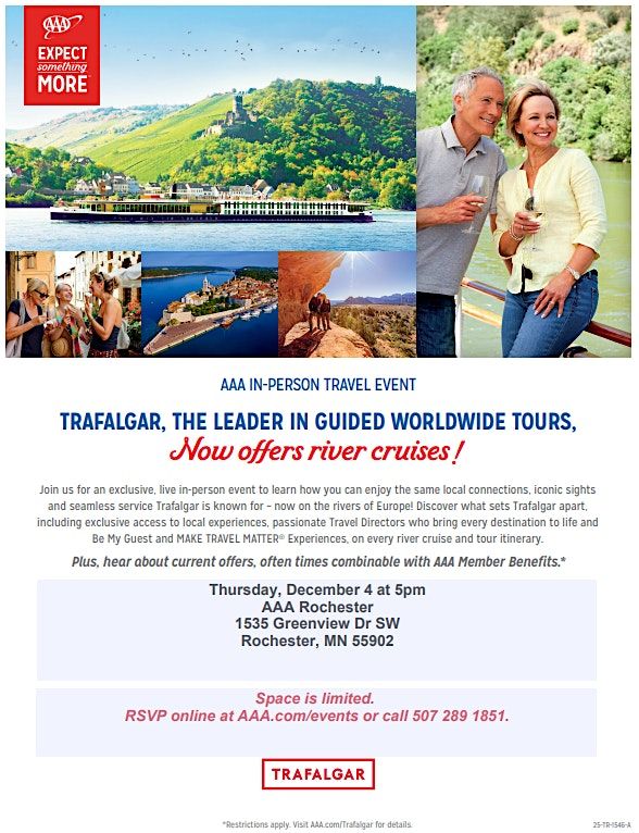 AAA and Trafalgar River Cruises