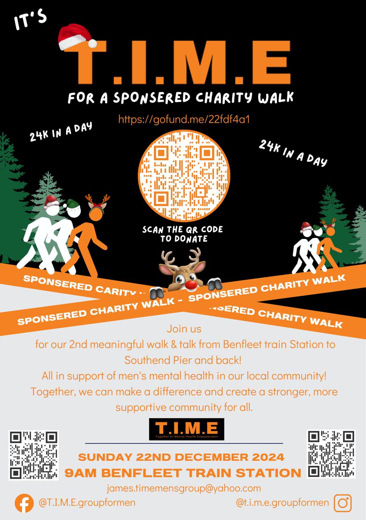 It's T.I.M.E for a Sponsored Charity Walk