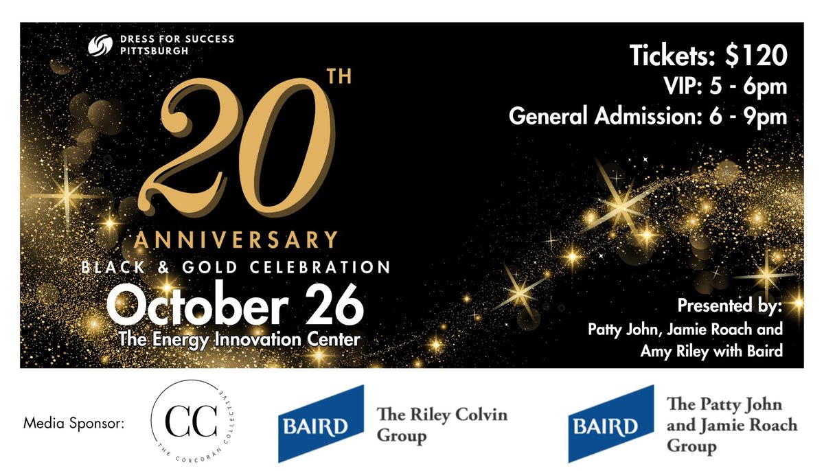 Black & Gold 20th Anniversary Celebration