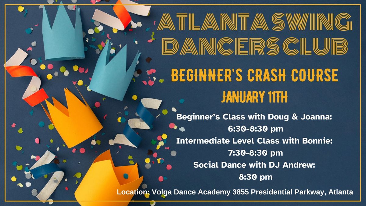 ASDC West Coast Swing | Classes and Dance Party | Saturday January 11