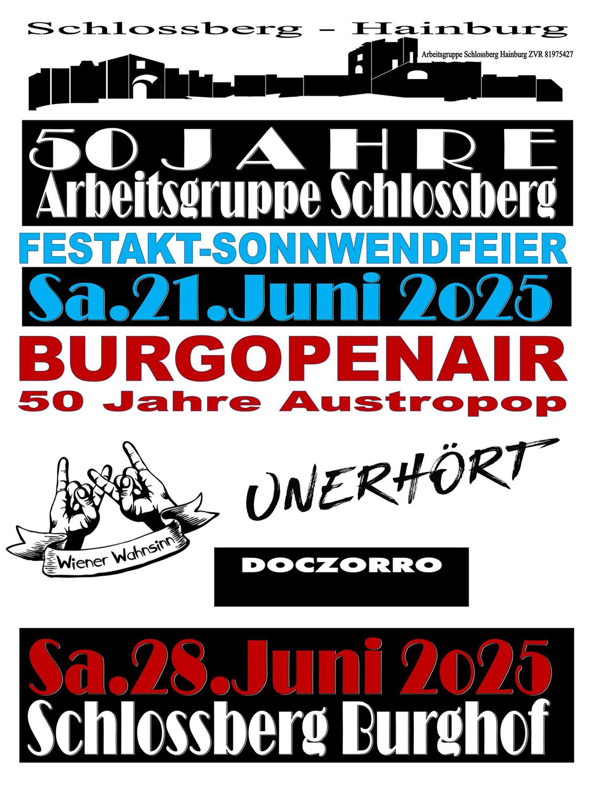 50 Jahre Arbeitsgruppe Schlossberg BURGOPENAIR