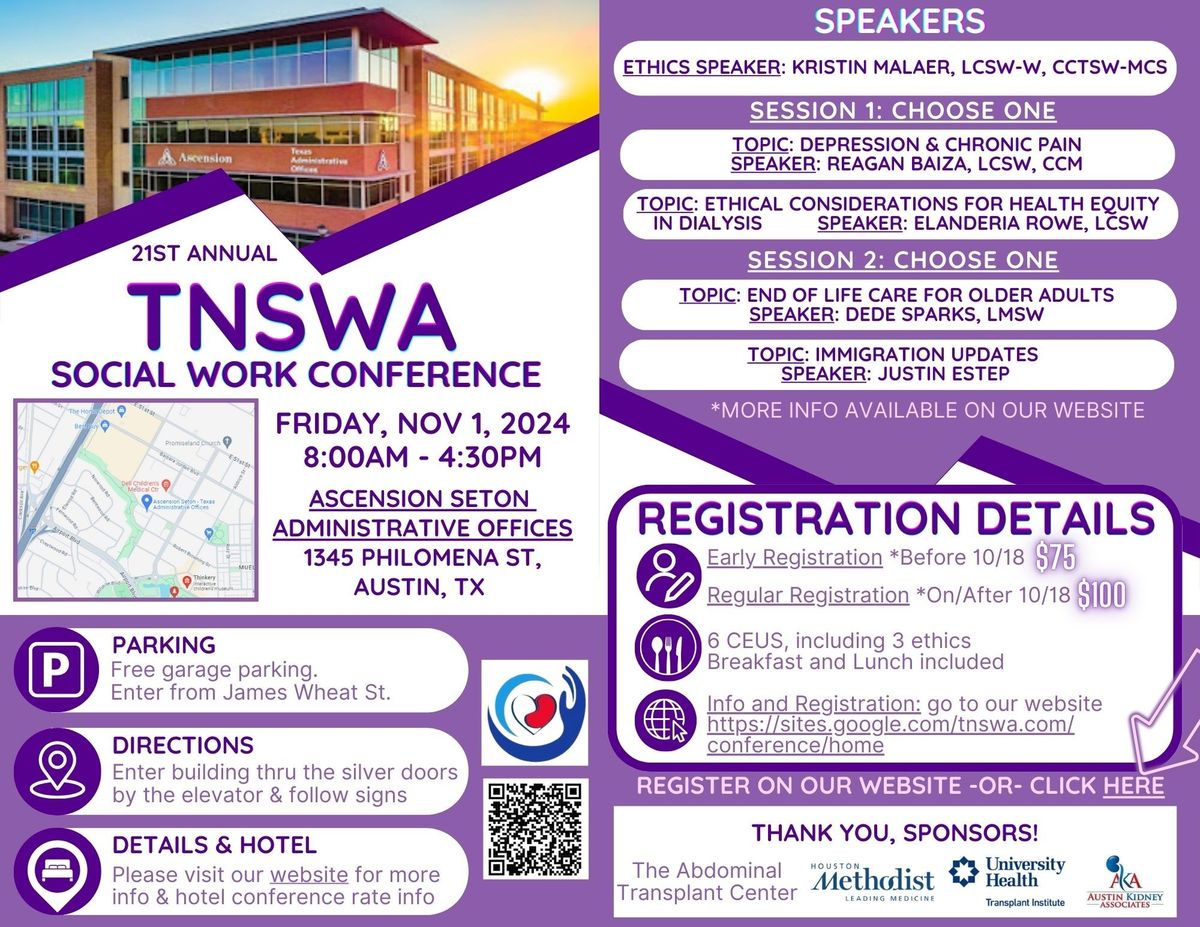 21st Annual Social Work Conference