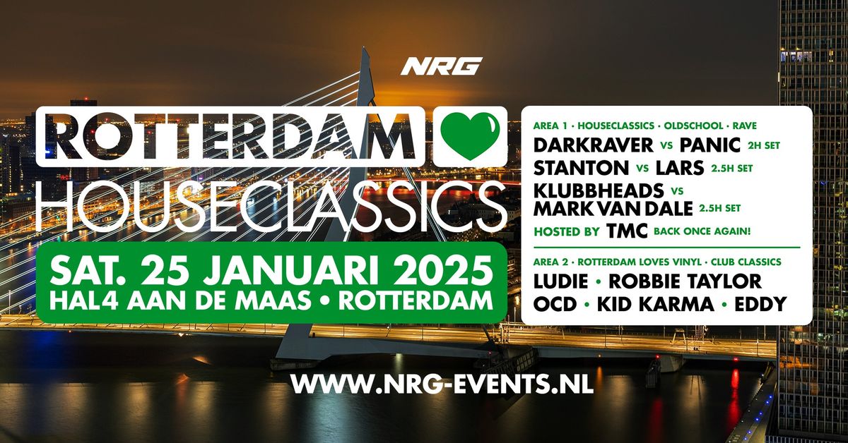 Rotterdam loves Houseclassics [zaterdag 25 januari 2025]