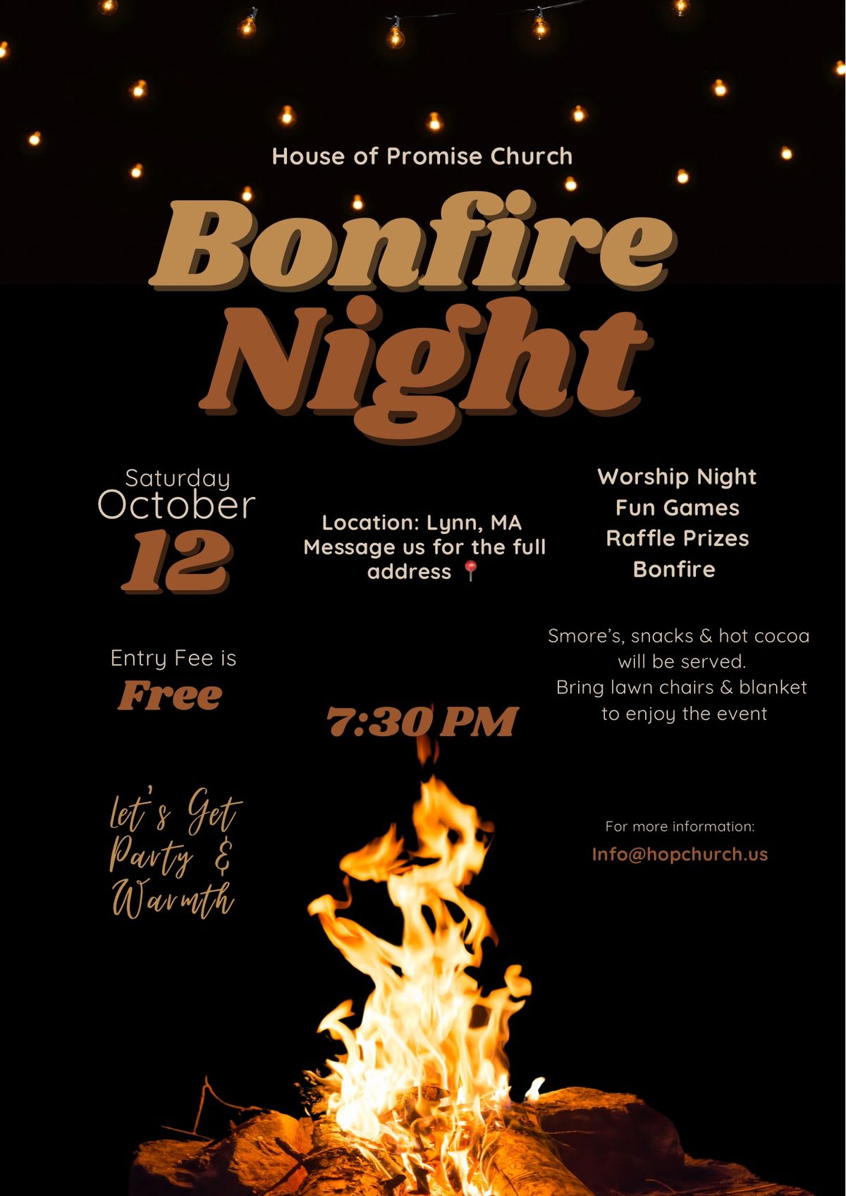 Bonfire & Worship Night