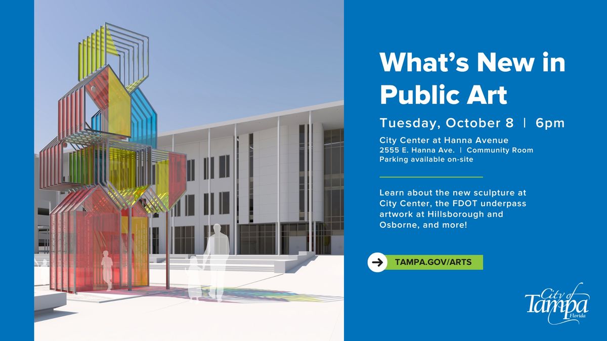 What's New in Public Art: Community Meeting