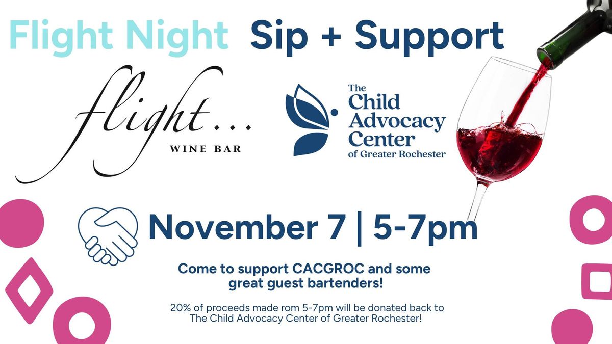 Flight Night: Sip & Support