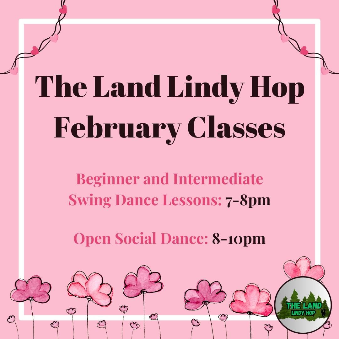 February Lindy Hop Lessons and Dances