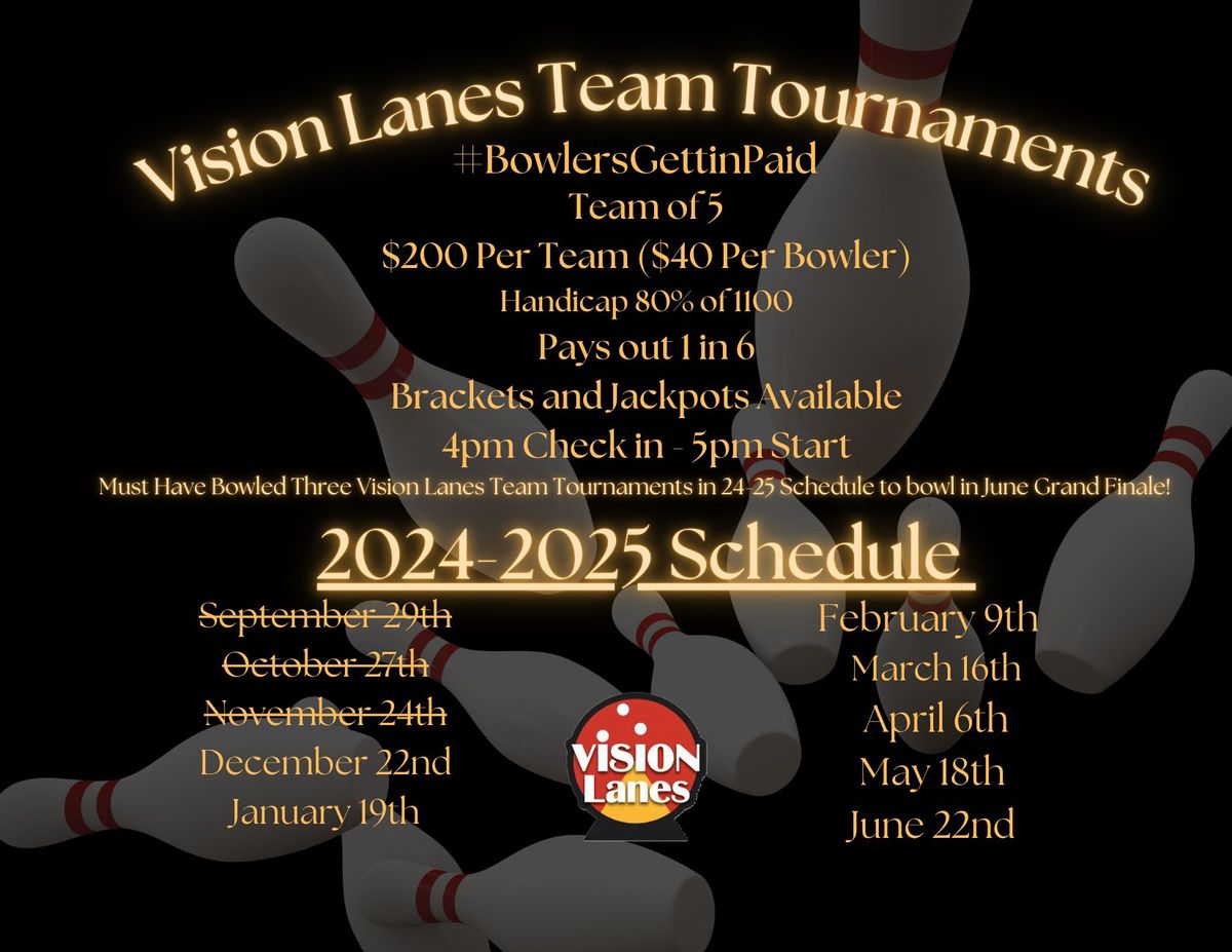 Vision Lanes Team Tournament December 