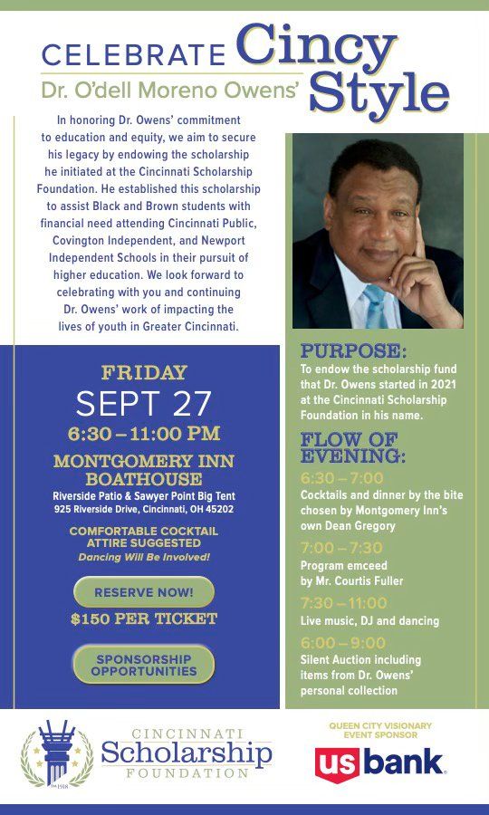 Celebrate Dr. O'dell Moreno Owens Cincy Style