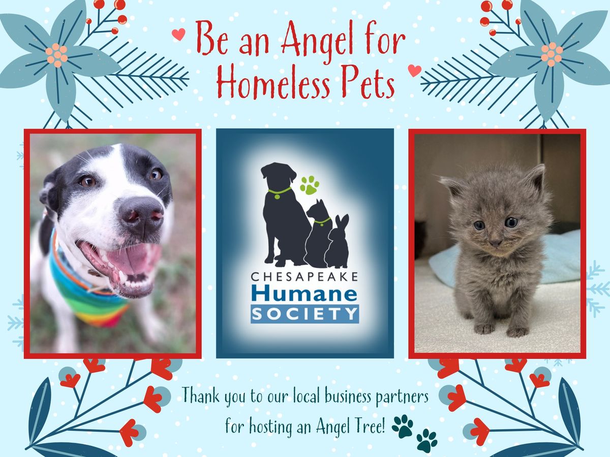 Holiday Angel Trees for Chesapeake Humane Society