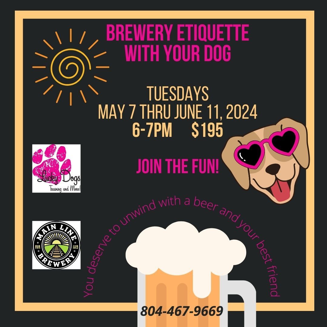 Brewery Etiquette with Your Dog