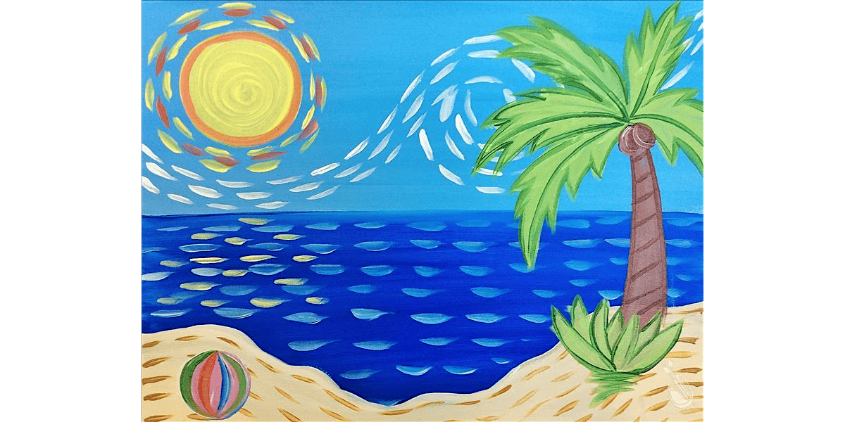 Sunny Beach Day - Paint and Sip in San Antonio | Classpop!\u2122