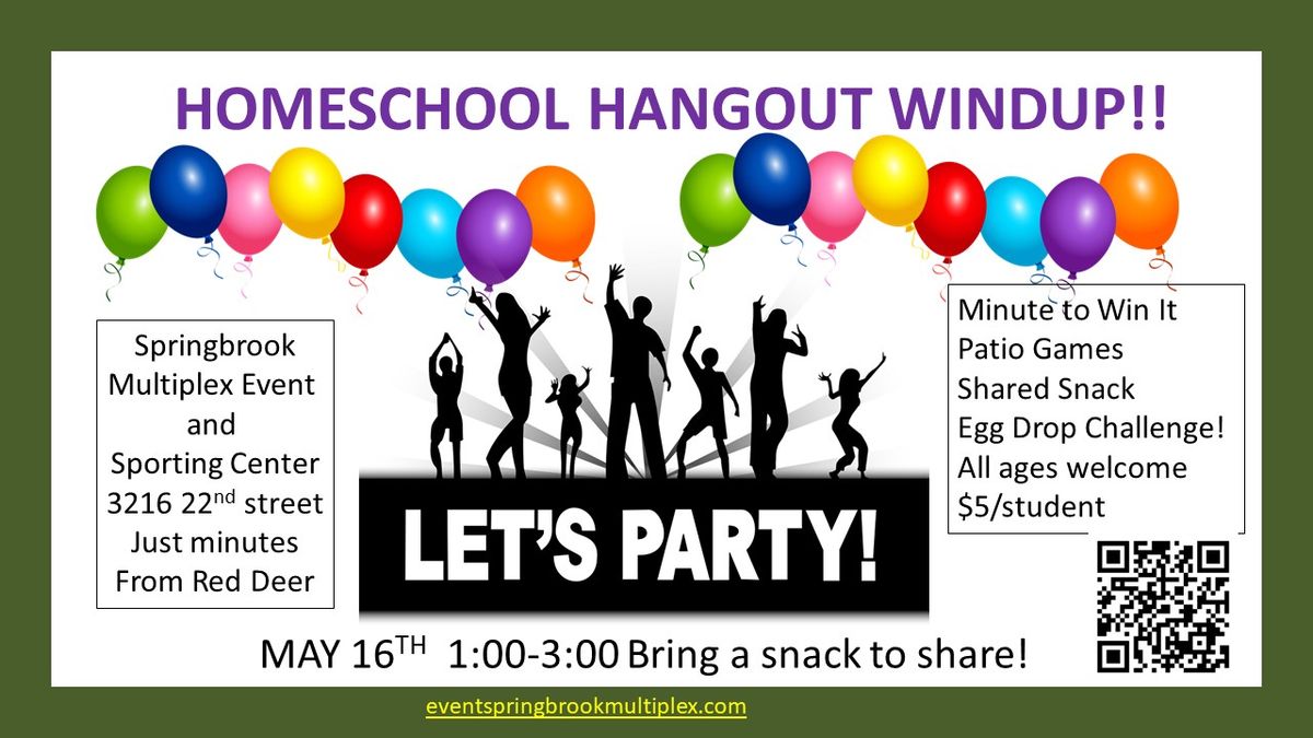 Homeschool Hangout Wind-Up Party!!!