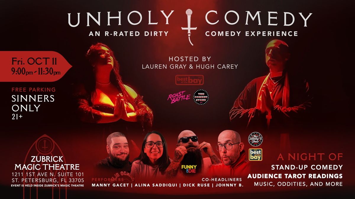 Unholy Comedy Show - A Night of Stand-Up Comedy, Audience Tarot Readings and more At Unholy Theater 