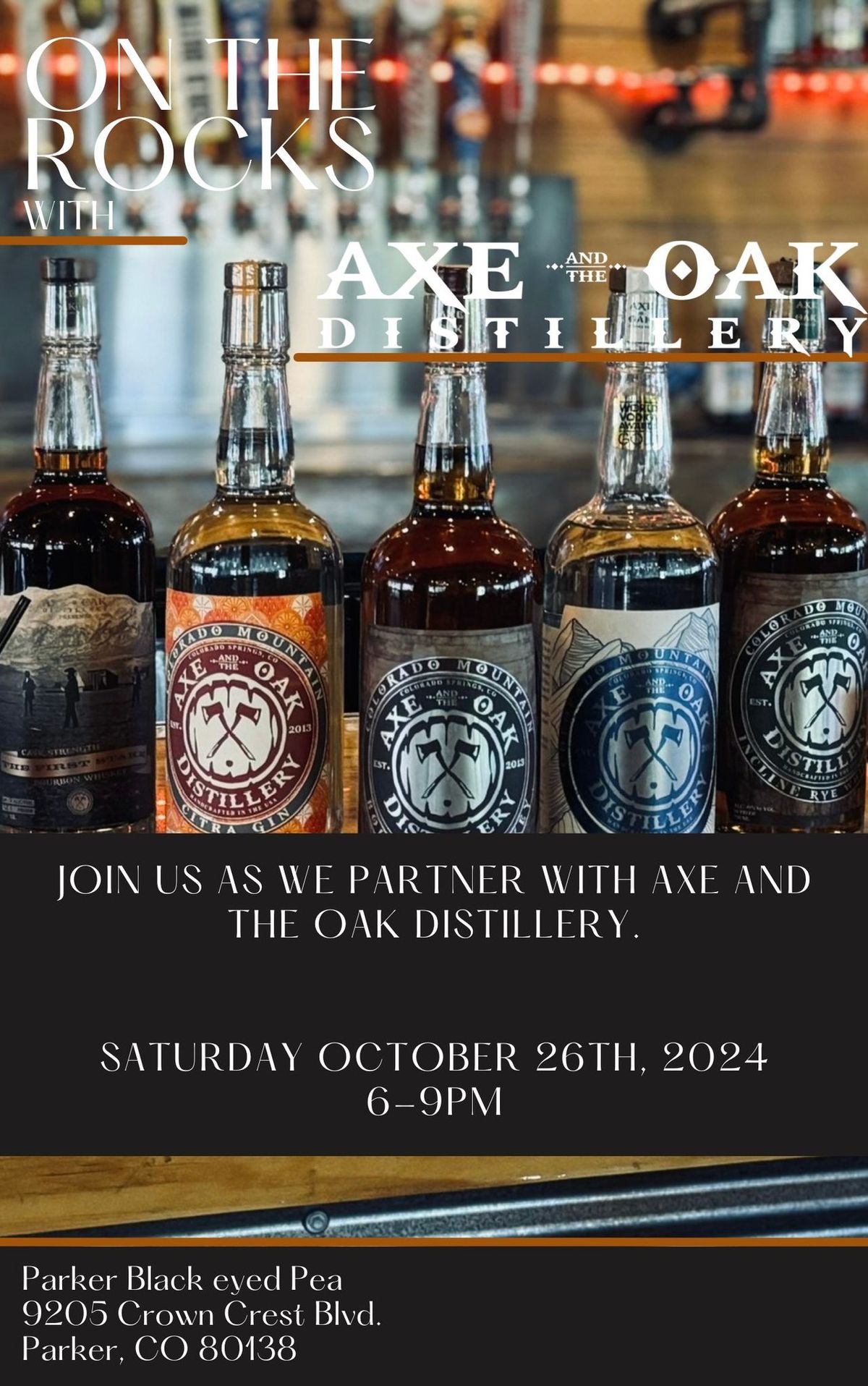 On the Rocks with Axe and Oak Distillery 