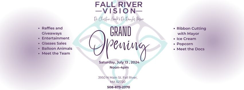 Grand Re-Opening Celebration of Fall River Vision