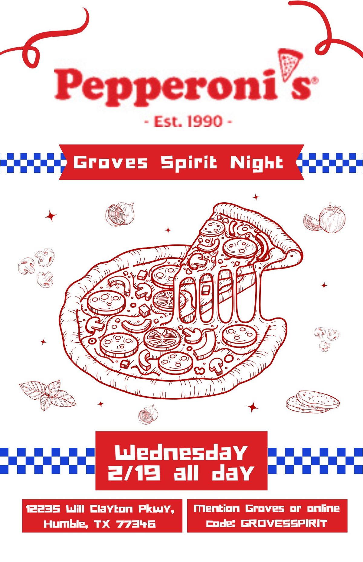 Spirit night at Pepperoni\u2019s