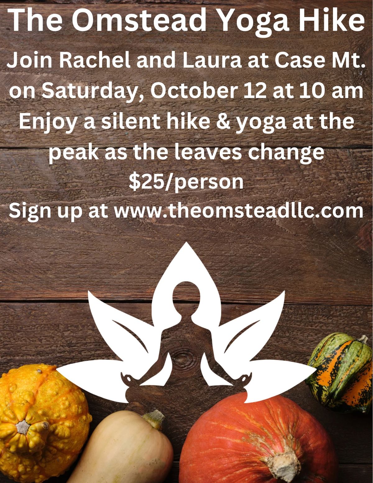 Leaf Peeping Yoga Hike at Case Mountain