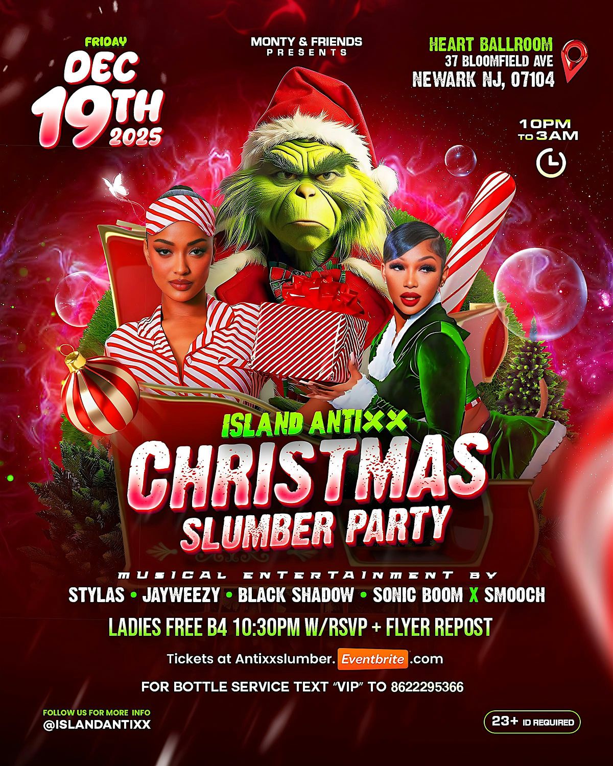 ISLANDANTIXX CHRISTMAS SLUMBER PARTY