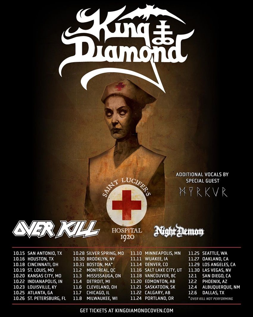 King Diamond with OVERKILL (18+)