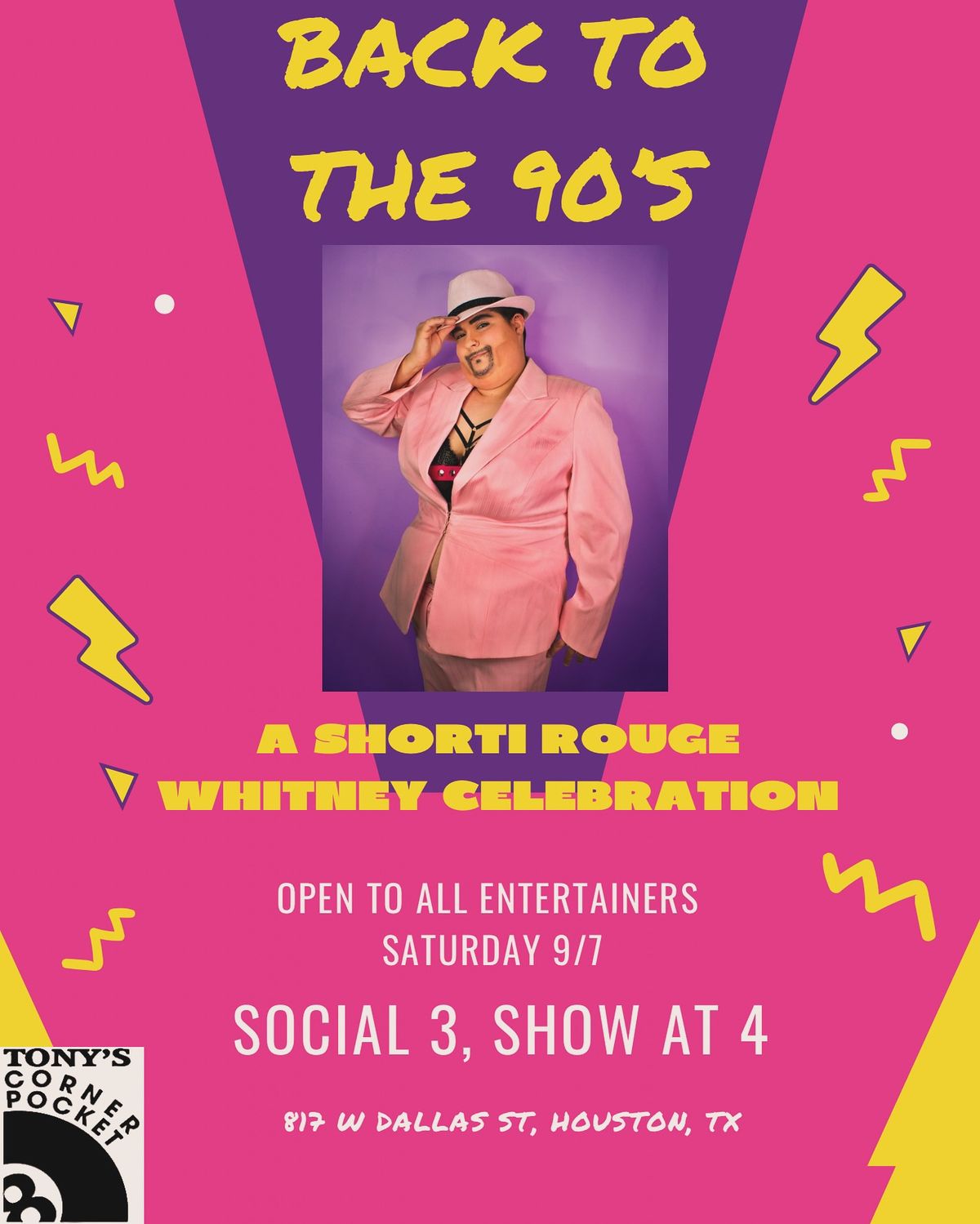 Community Helps Community: 90s Night Party for Shorti Rouge Whitney