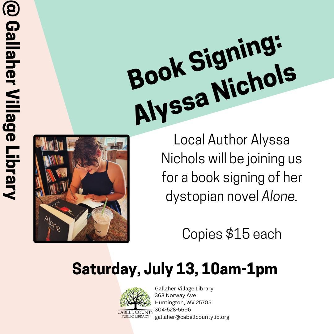 Book Signing: Alyssa Nichols