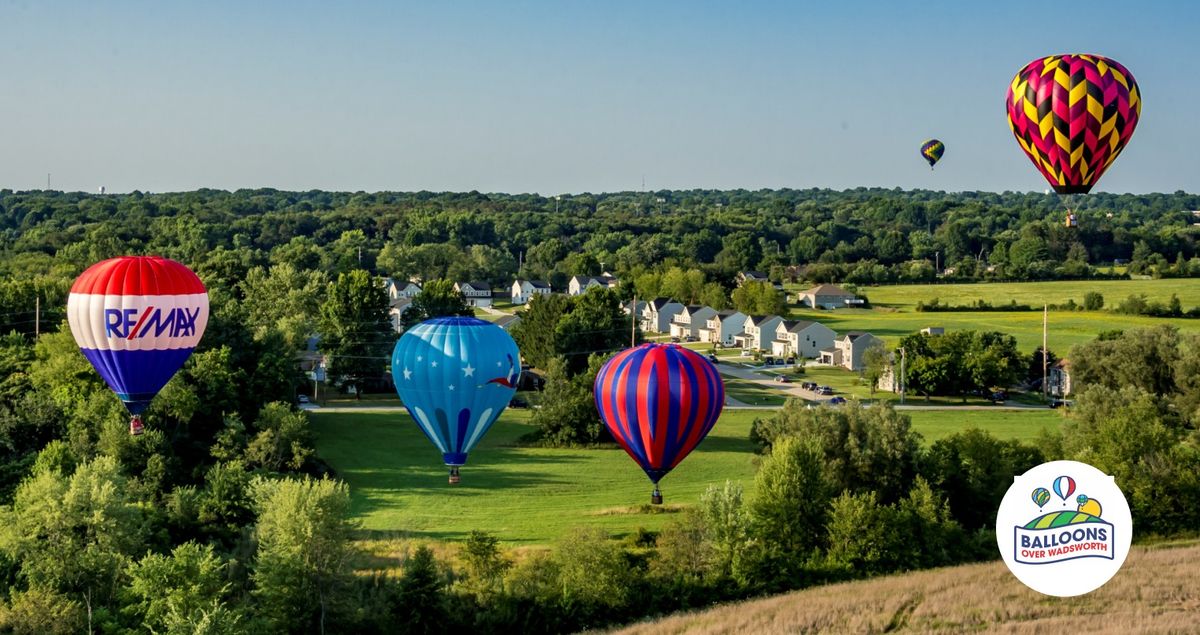 Morning Yoga with Balloons Over Wadsworth 