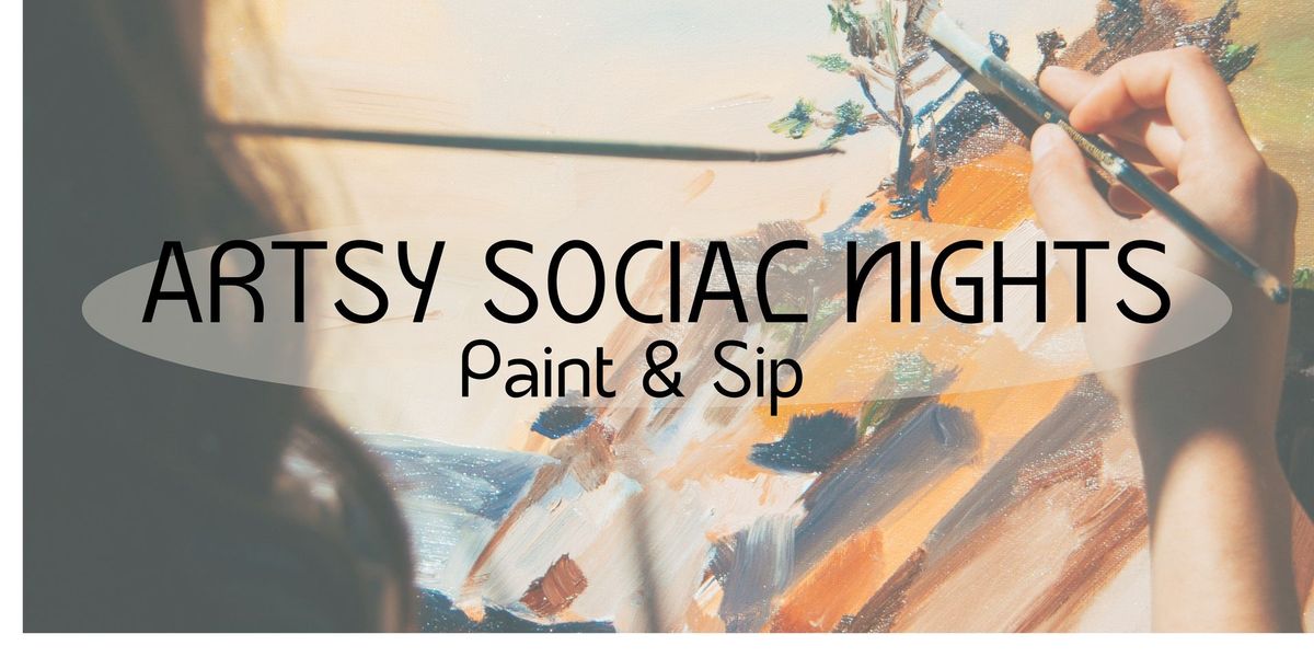 Artsy Social Paint & Sip