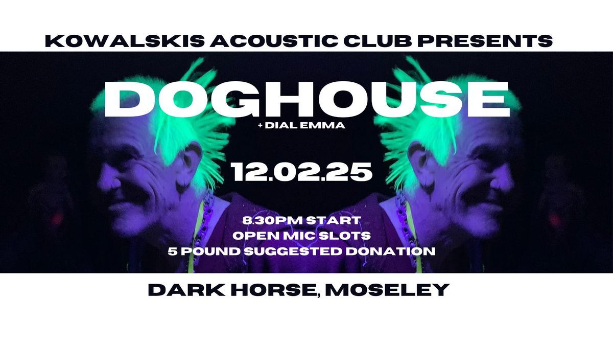 DOGHOUSE @ KOWALSKIS ACOUSTIC CLUB