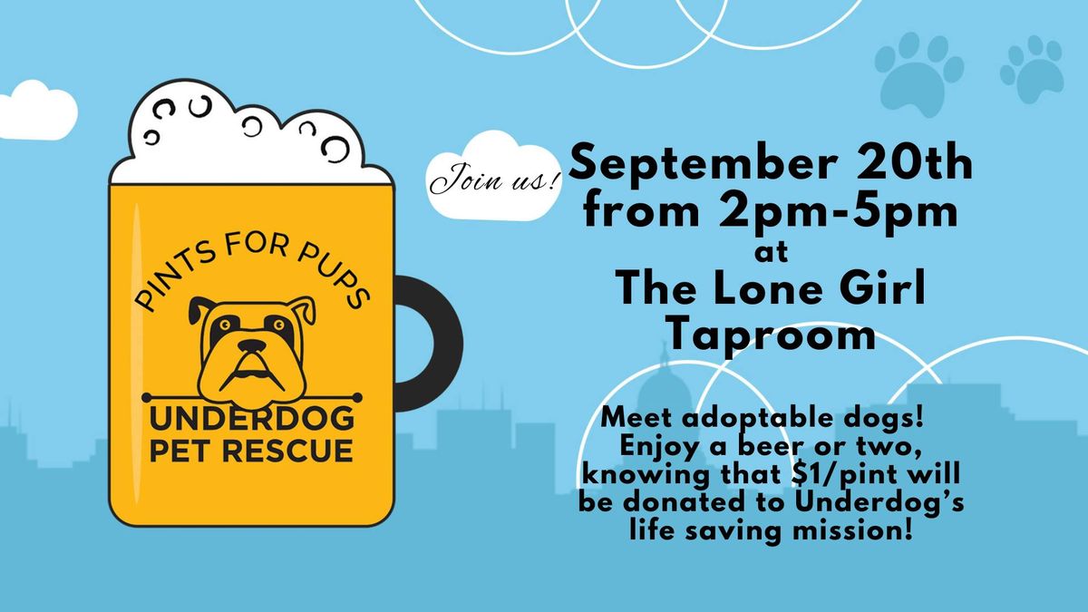 Pints for Pups at Lone Girl Taproom