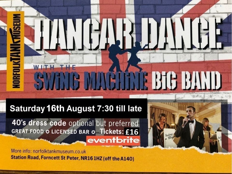 1940s Hangar Dance Saturday 16th August 2025