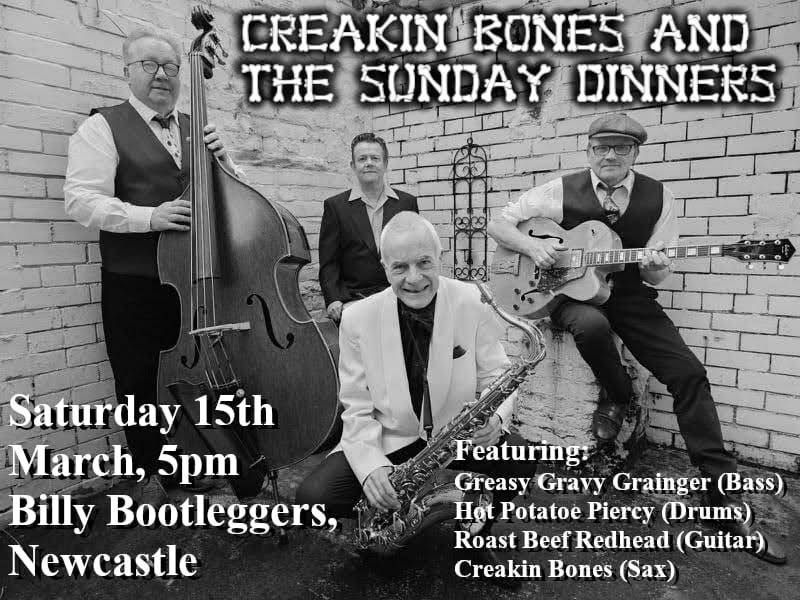 Creakin Bones and The Sunday Dinners- Live @ Billy\u2019s 