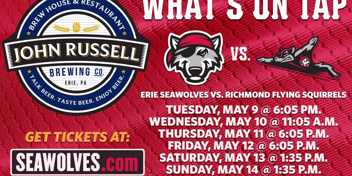 Erie Seawolves vs. Richmond Flying Squirrels