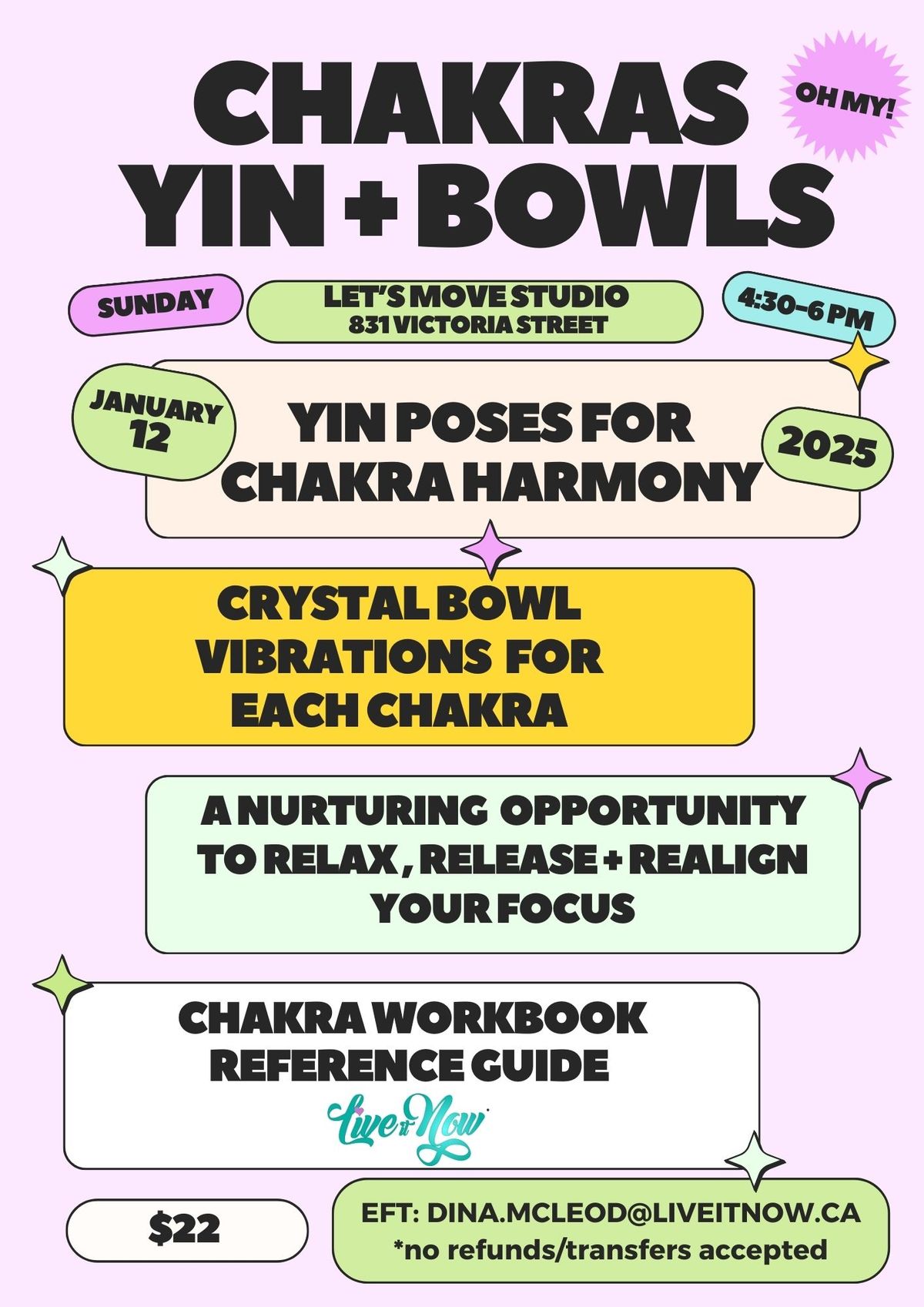 Chakras, Yin & Bowls - Oh My! 