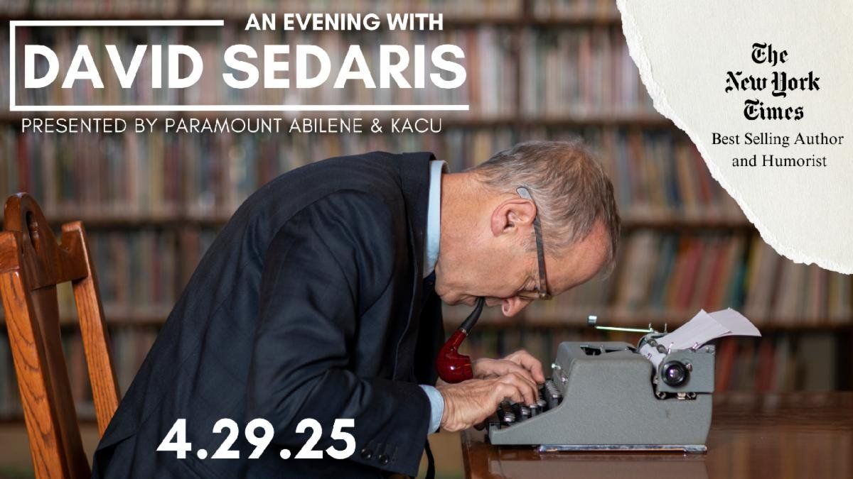 David Sedaris at Paramount Theatre Abilene