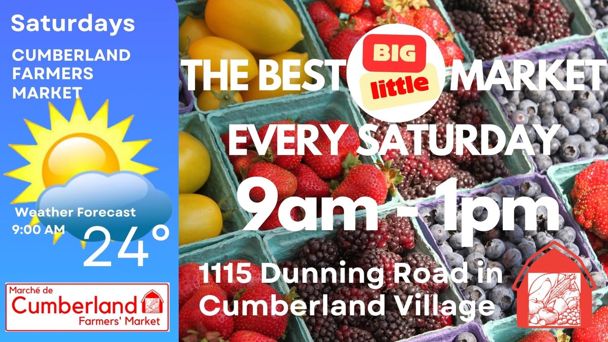 July 6th - Cumberland Farmers Market 