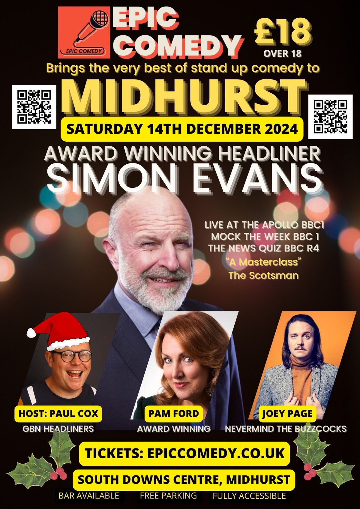 Epic Comedy Midhurst - 14th December 2024