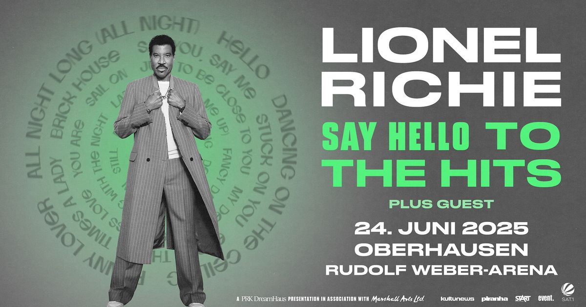 Lionel Richie - Say Hello To The Hits Tour 2025 | Oberhausen